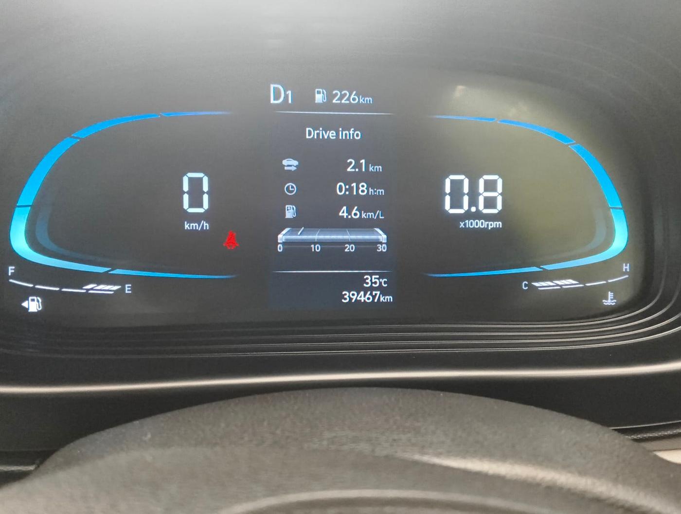 2022 Hyundai VENUE SX (O) 1.0 TURBO DCT, Petrol, Automatic, 39,467 km, interior