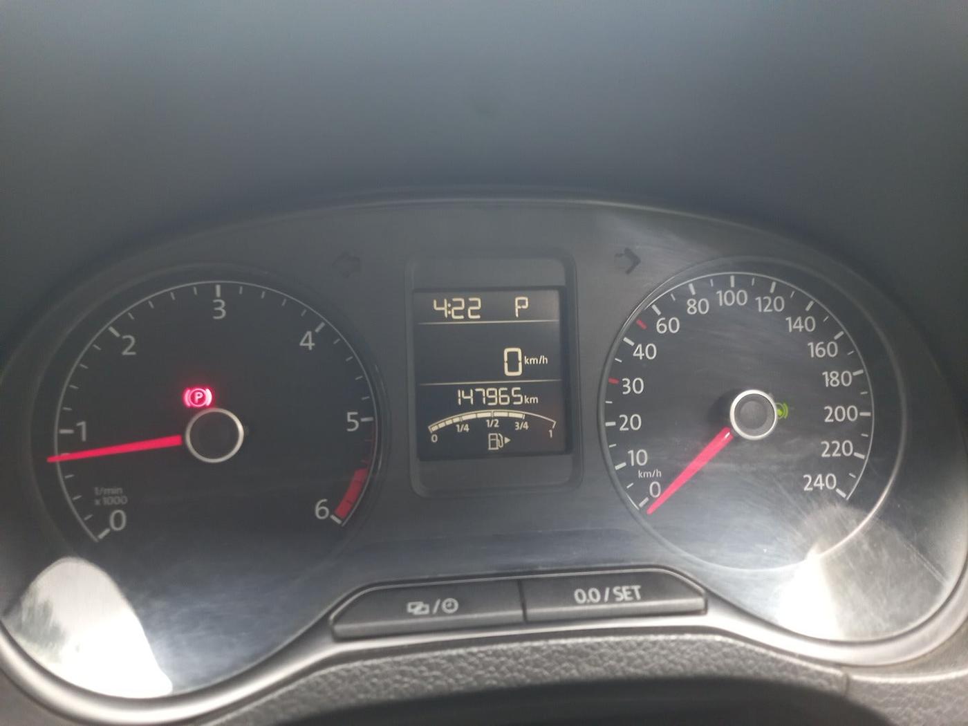 2017 Volkswagen Ameo HIGHLINE PLUS 1.5L AT 16 ALLOY, Diesel, Automatic, 1,47,965 km, interior