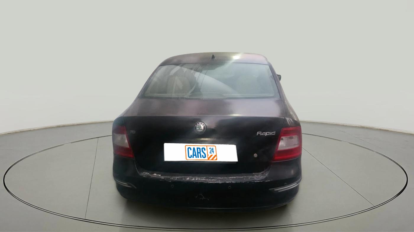 2012 Skoda Rapid ELEGANCE 1.6 TDI CR MT, Diesel, Manual, 1,48,221 km, exterior