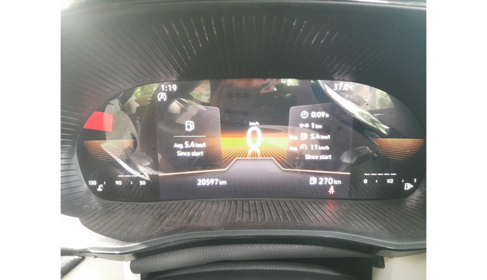 2022 Skoda SLAVIA STYLE 1.0L TSI MT, Petrol, Manual, 20,597 km, interior