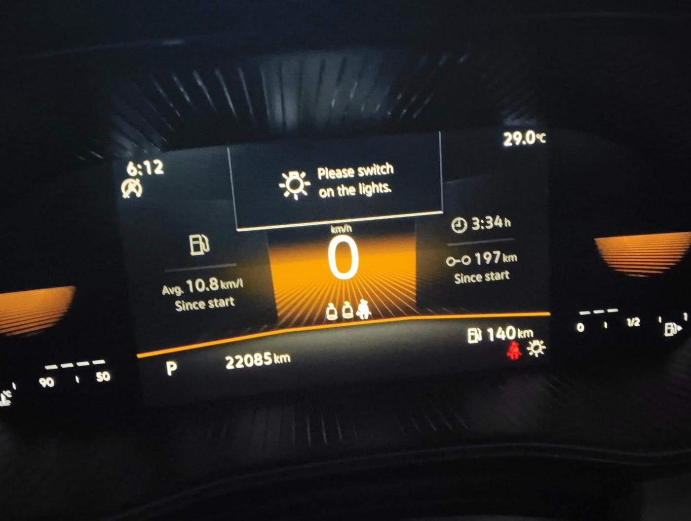 2024 Skoda SLAVIA STYLE 1.5L TSI DSG, Petrol, Automatic, 22,085 km, interior