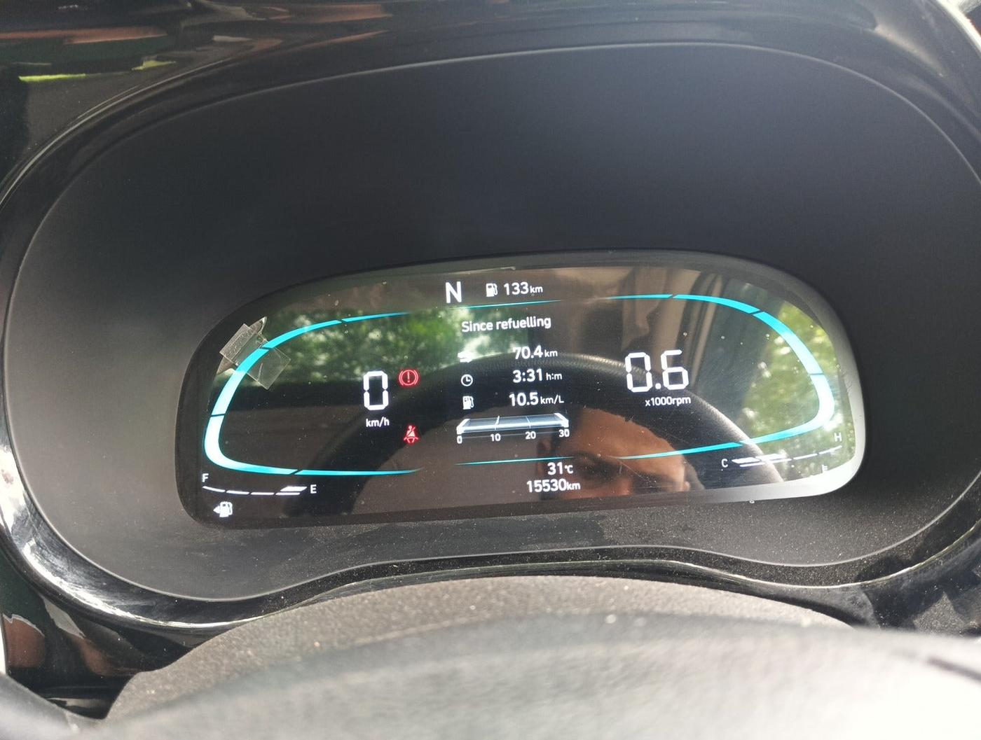 2024 Hyundai EXTER SX(O) CONNECT 1.2 AMT, Petrol, Automatic, 15,530 km, interior