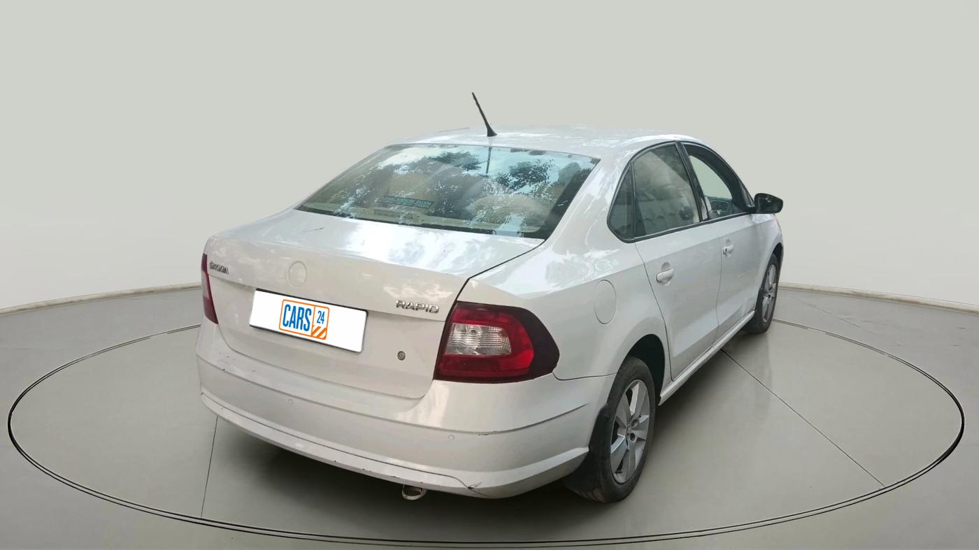 2019 Skoda Rapid AMBITION 1.6 MPI MT, Petrol, Manual, 39,566 km, exterior
