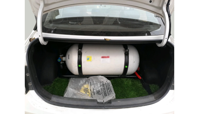 2022 Hyundai AURA S 1.2 CNG, Petrol, Manual, 1,12,919 km, exterior