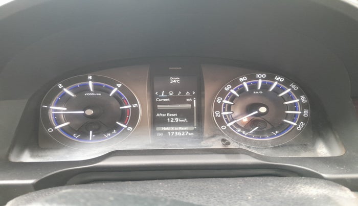 2016 Toyota Innova Crysta 2.4 ZX 7 STR, Diesel, Manual, 1,73,627 km, interior