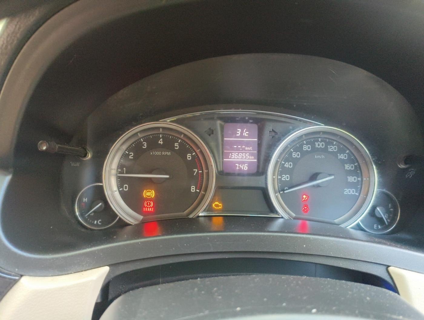 2015 Maruti Ciaz ZXI, Petrol, Manual, 1,36,855 km, interior
