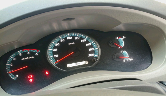 2012 Toyota Innova V 2.5 7 STR, Diesel, Manual, 1,04,198 km, interior