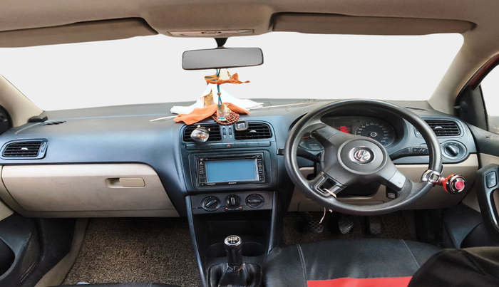 2011 Volkswagen Polo TRENDLINE 1.2L PETROL, Petrol, Manual, 1,00,258 km, interior