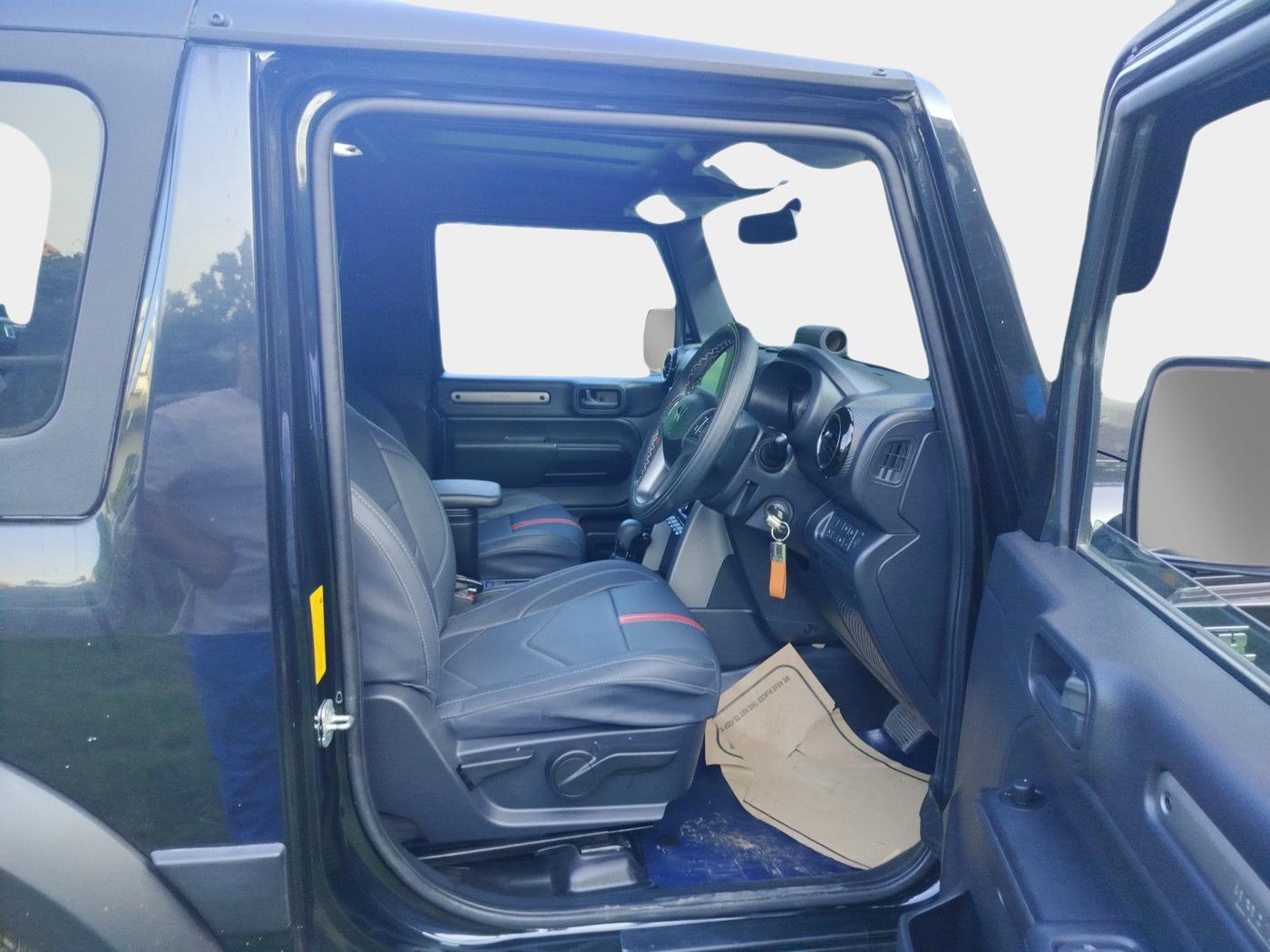 2024 Mahindra Thar LX D AT 4WD HT, Diesel, Automatic, 3,490 km, interior