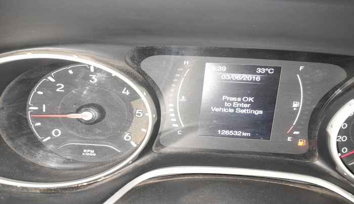 2017 Jeep Compass LONGITUDE (O) 2.0 DIESEL, Diesel, Manual, 12,50,000 km, interior