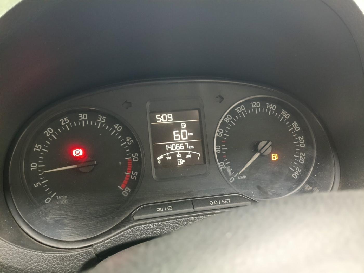 2017 Skoda Rapid STYLE 1.5 TDI, Diesel, Manual, 1,40,667 km, interior