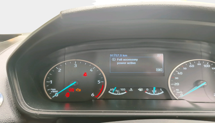 2019 Ford Ecosport TITANIUM 1.5L DIESEL, Diesel, Manual, 91,757 km, interior