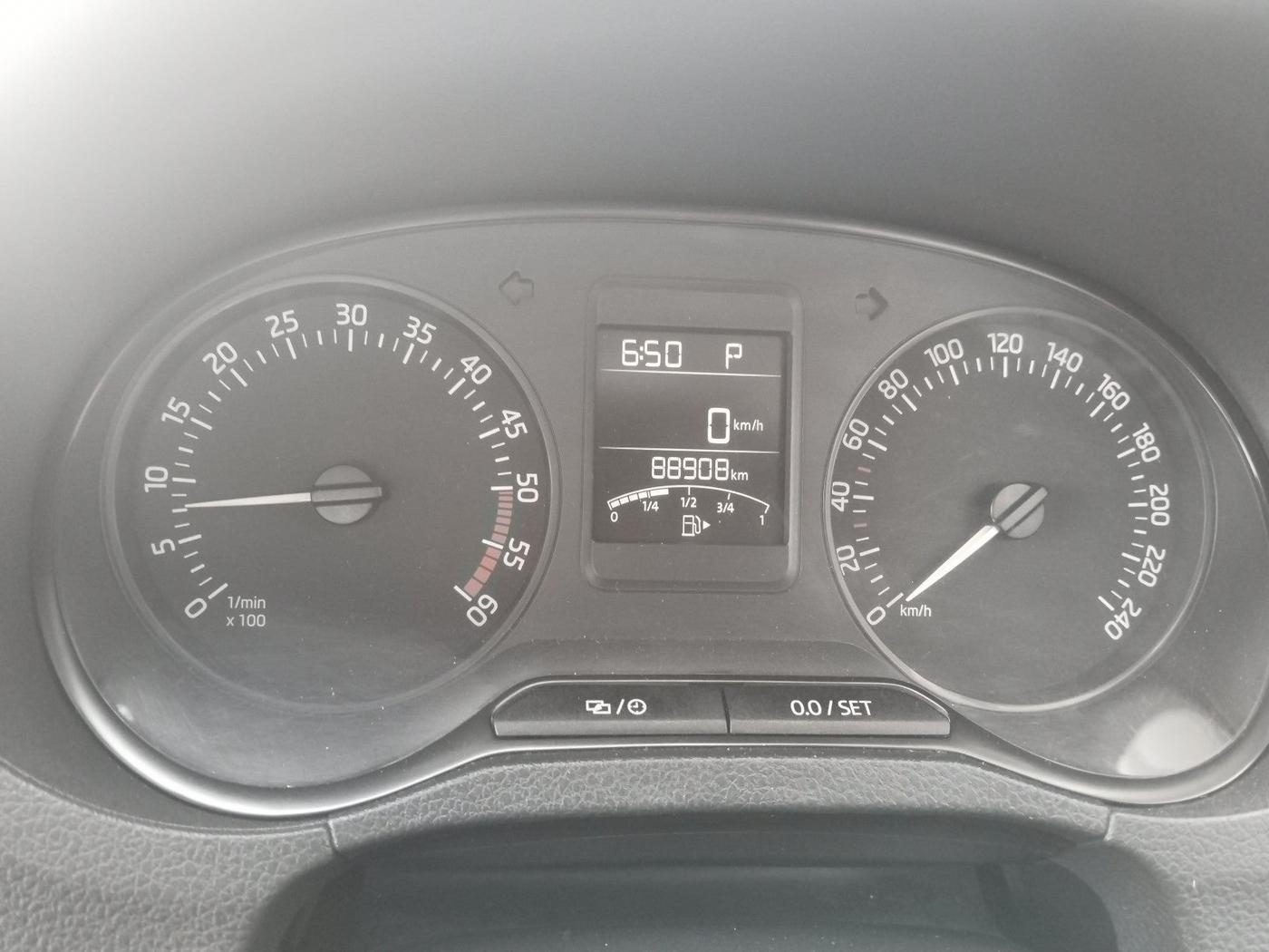 2017 Skoda Rapid STYLE 1.5 TDI AT, Diesel, Automatic, 88,908 km, interior