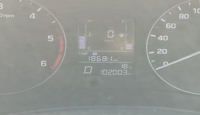 2018 Hyundai Creta SX AT 1.6 DIESEL, Diesel, Automatic, 1,02,003 km, interior