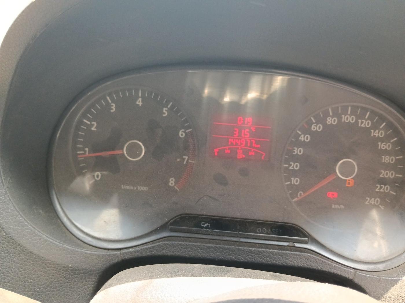 2010 Volkswagen Polo TRENDLINE 1.2L PETROL, Petrol, Manual, 1,47,352 km, interior