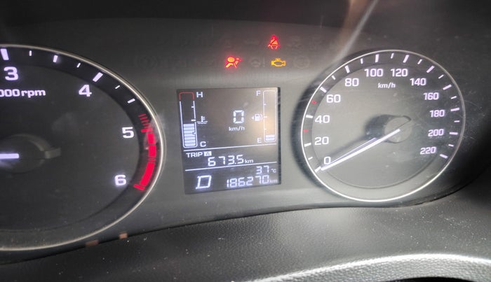 2017 Hyundai Creta SX PLUS AT 1.6 DIESEL, Diesel, Automatic, 1,88,000 km, interior