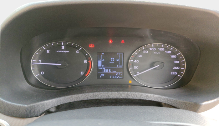 2016 Hyundai Creta SX PLUS AT 1.6 DIESEL, Diesel, Automatic, 77,065 km, interior