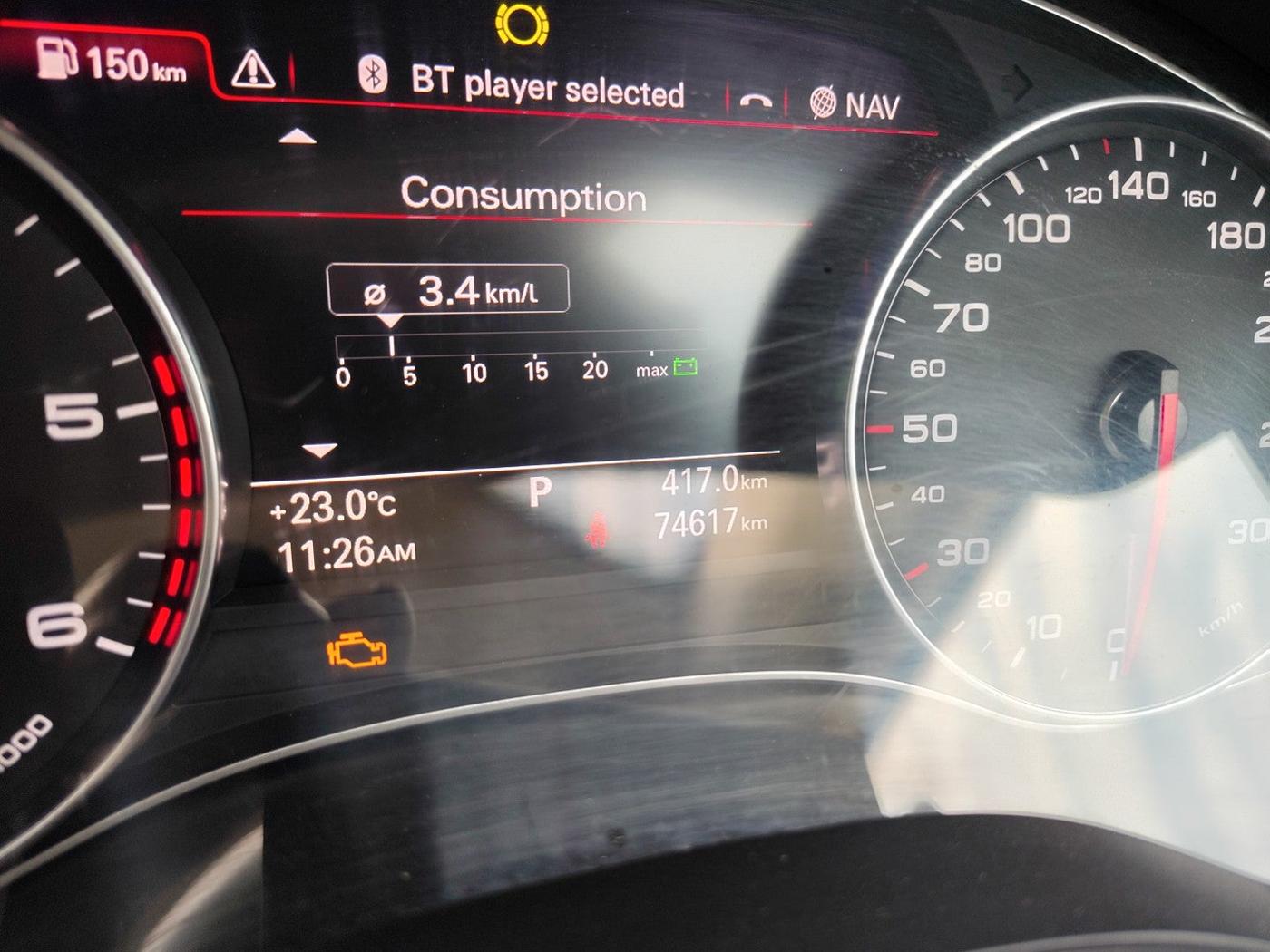 2016 Audi A6 35 TDI S LINE, Diesel, Automatic, 74,616 km, interior