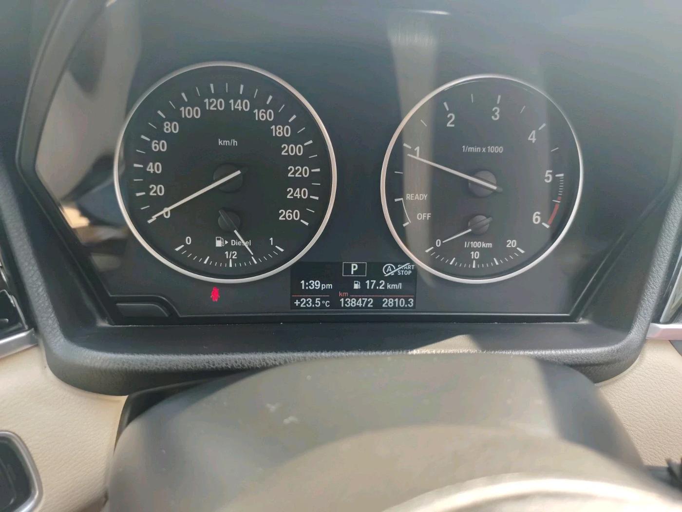 2017 BMW X1 sDrive 20d Expedition, Diesel, Automatic, 1,38,472 km, interior