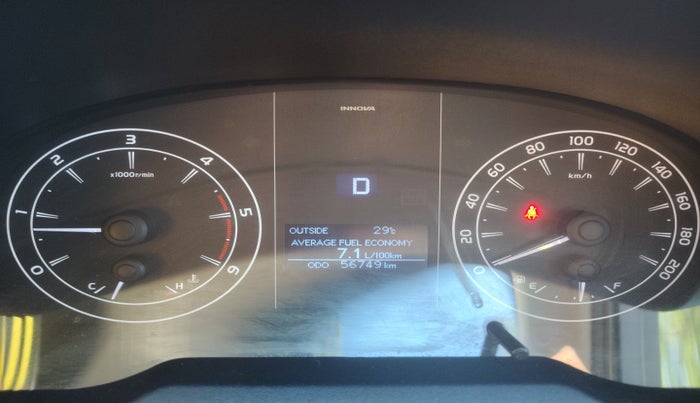 2021 Toyota Innova Crysta 2.4 GX 7 STR, Diesel, Manual, 56,749 km, interior