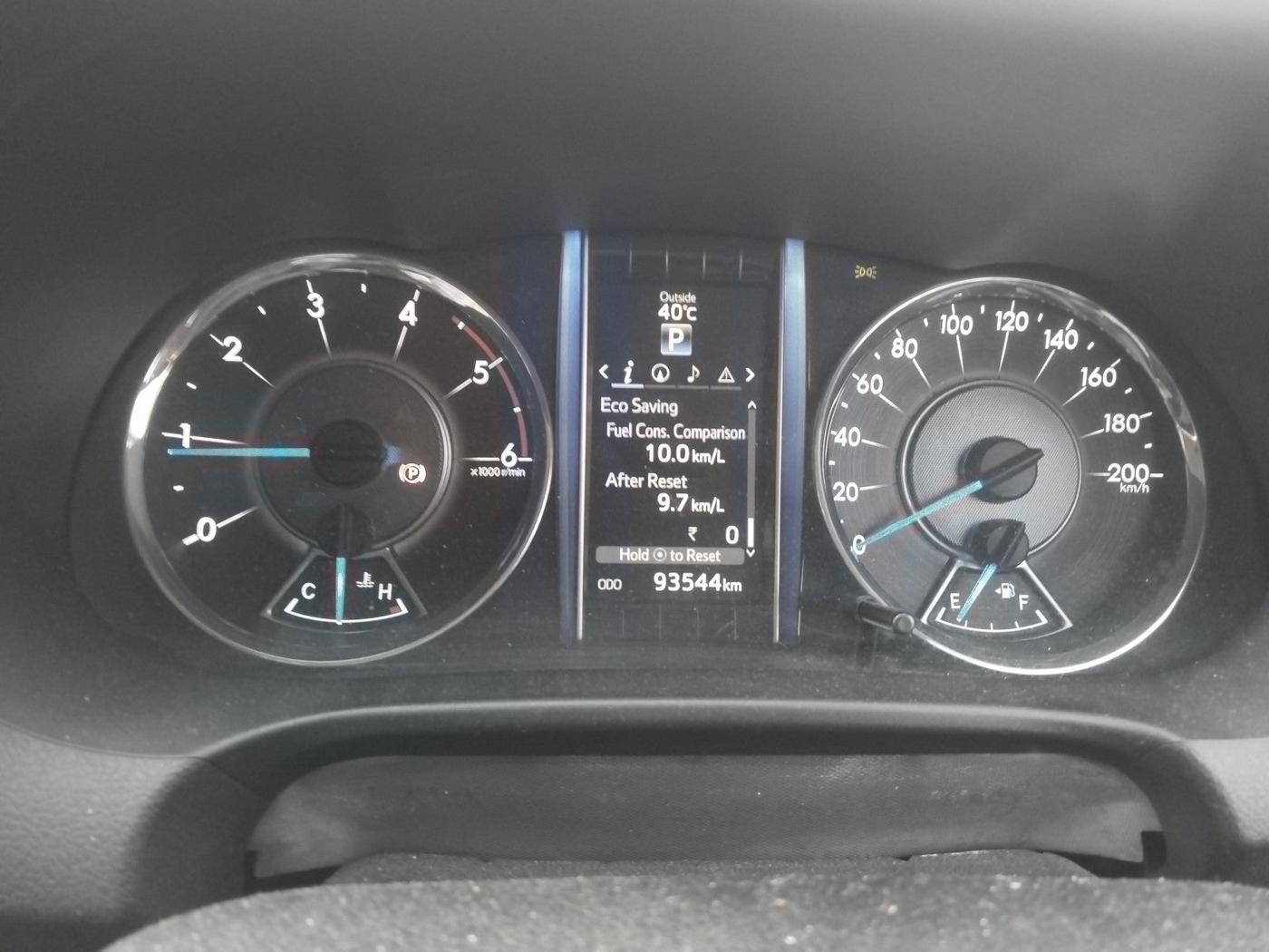 2017 Toyota Fortuner 2.8 4X2 AT, Diesel, Automatic, 93,544 km, interior