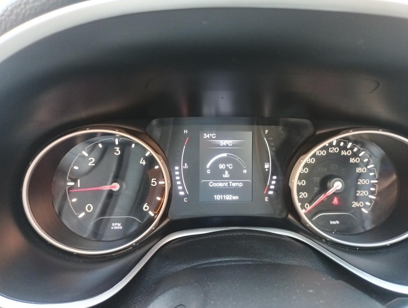 2018 Jeep Compass LIMITED 2.0 DIESEL, Diesel, Manual, 1,04,000 km, interior
