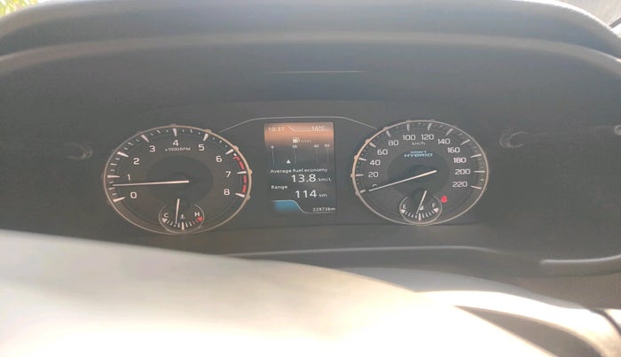 2022 Maruti BREZZA ZXI + SMART HYBRID, Petrol, Manual, 22,973 km, interior