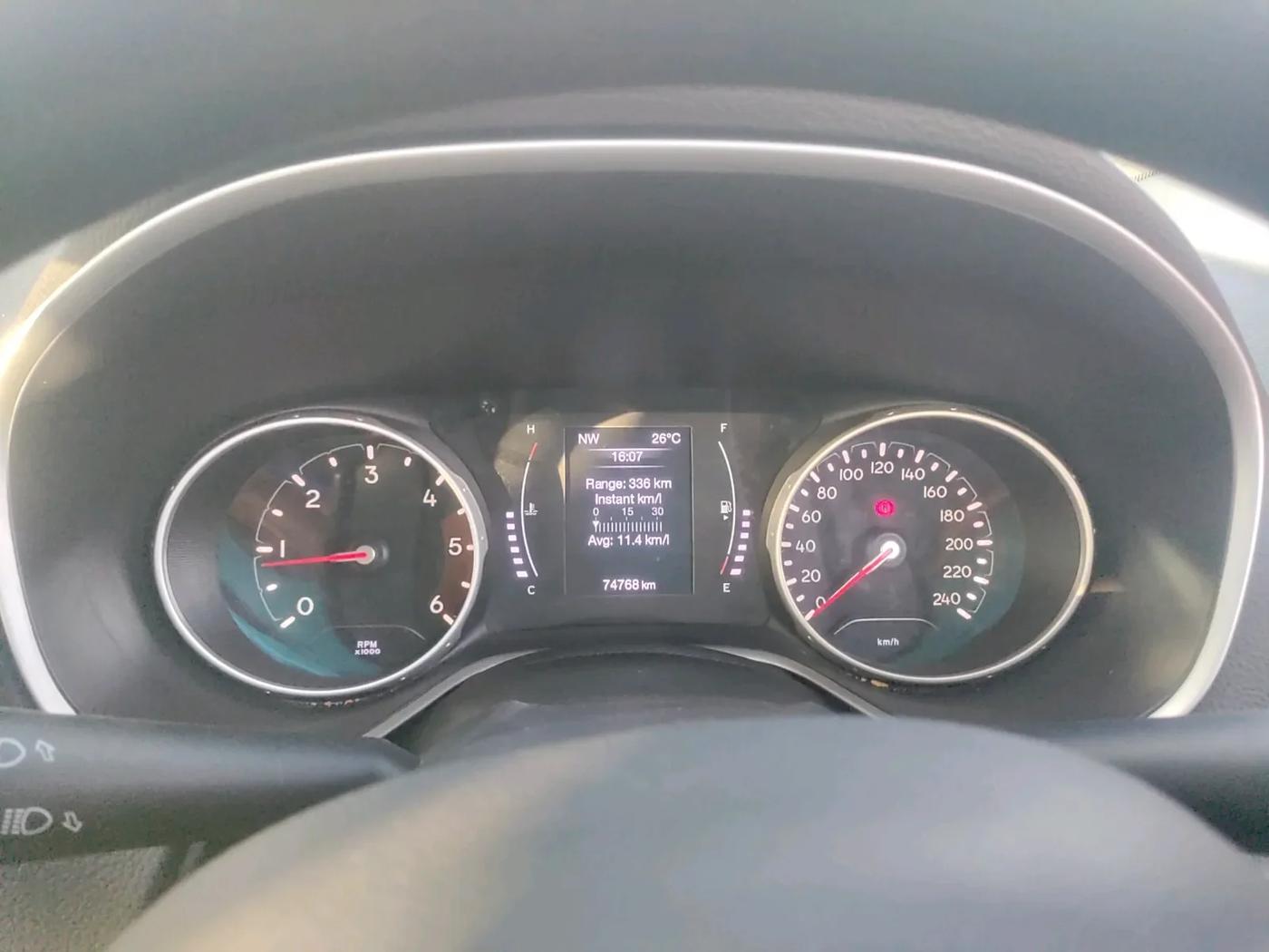 2019 Jeep Compass LONGITUDE (O) 2.0 DIESEL, Diesel, Manual, 74,768 km, interior