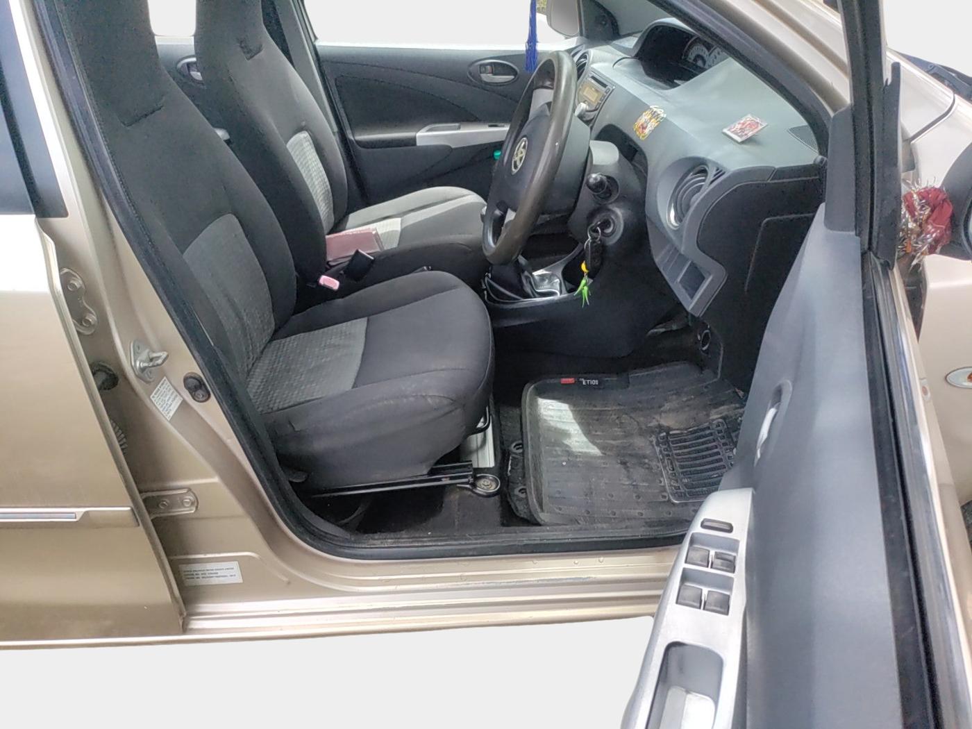 2012 Toyota Etios VD, Diesel, Manual, 1,98,055 km, interior