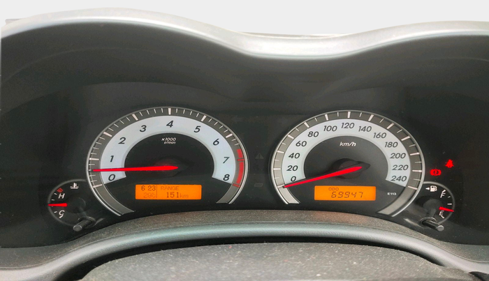 2012 Toyota Corolla Altis G PETROL, Petrol, Manual, 69,947 km, interior