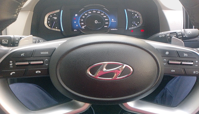 2022 Hyundai Creta SX (O) AT 1.5 DIESEL, Diesel, Automatic, 43,865 km, interior