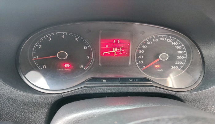 2013 Volkswagen Polo COMFORTLINE 1.2L PETROL, Petrol, Manual, 1,16,849 km, interior