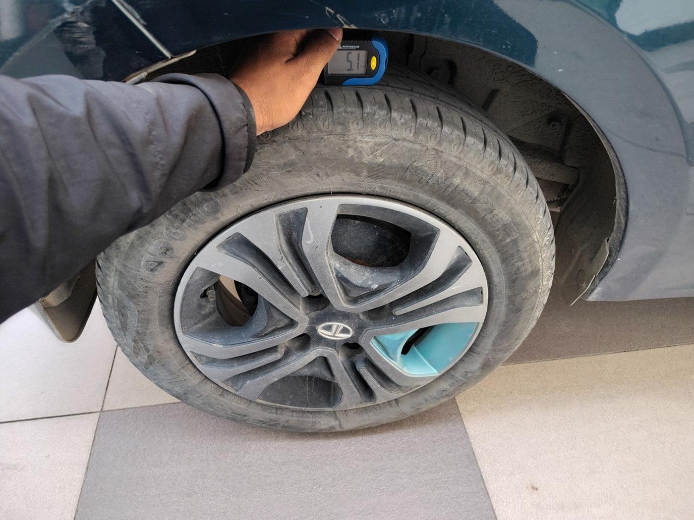 2023 Tata TIGOR EV XZ PLUS, Electric, Automatic, 31,859 km, tyre