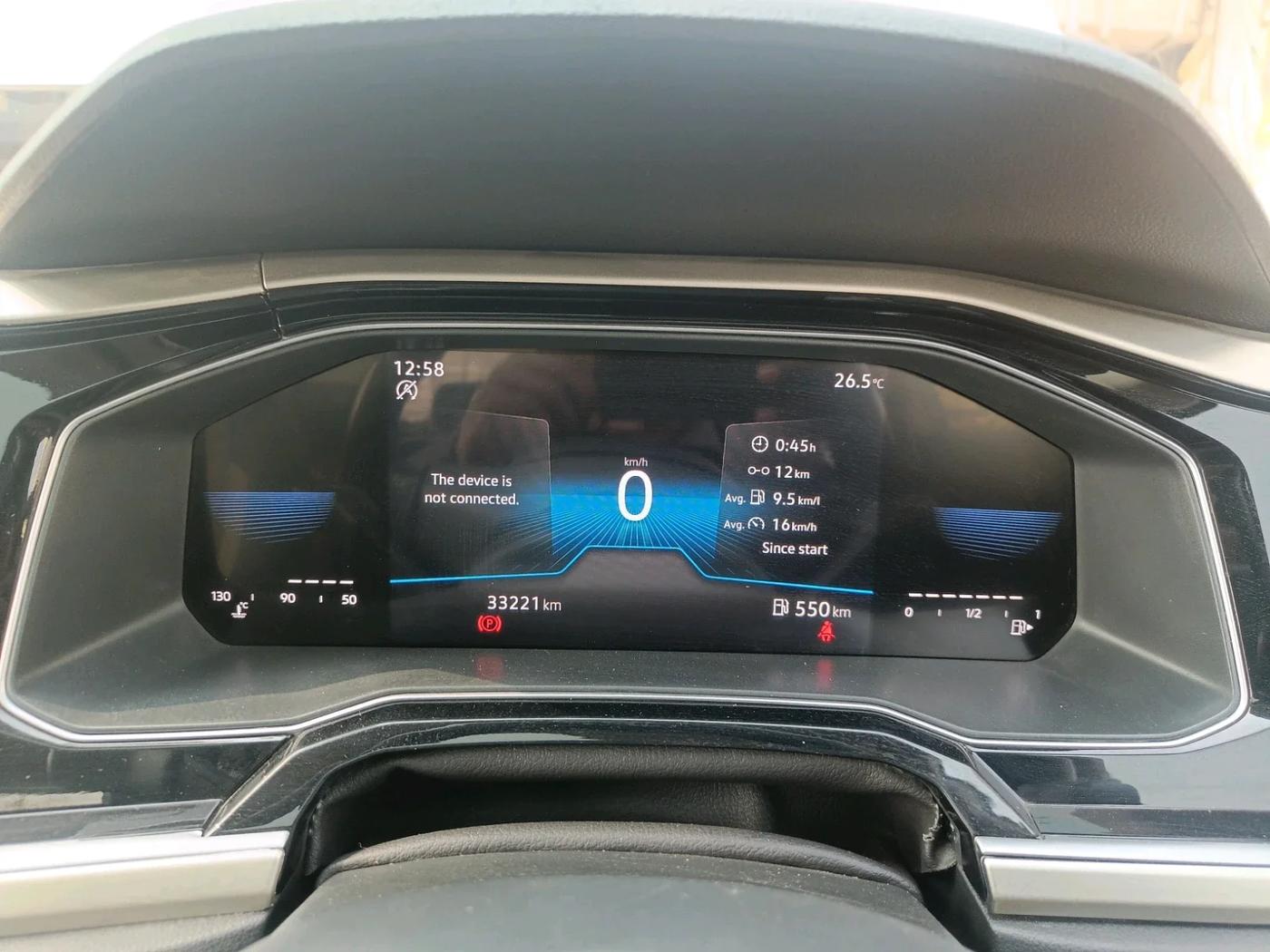 2023 Volkswagen VIRTUS Topline 1.0 TSI MT (Electric Seats), Petrol, Manual, 33,221 km, interior