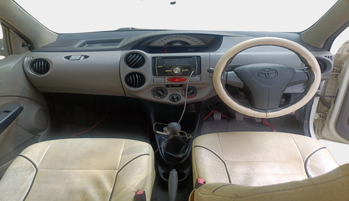 2011 Toyota Etios G, Petrol, Manual, 83,743 km, interior