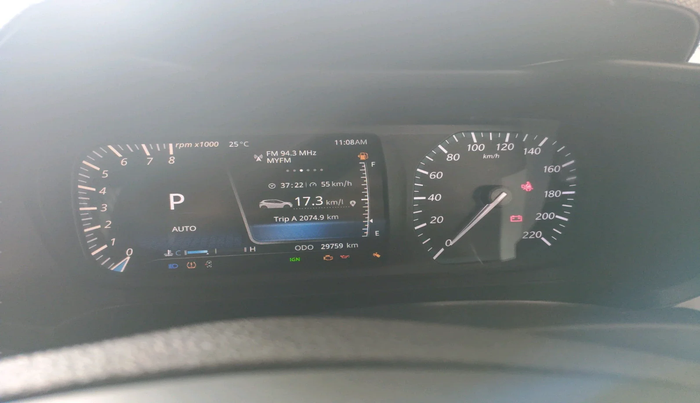 2023 Tata ALTROZ XZA, Petrol, Automatic, 29,759 km, interior