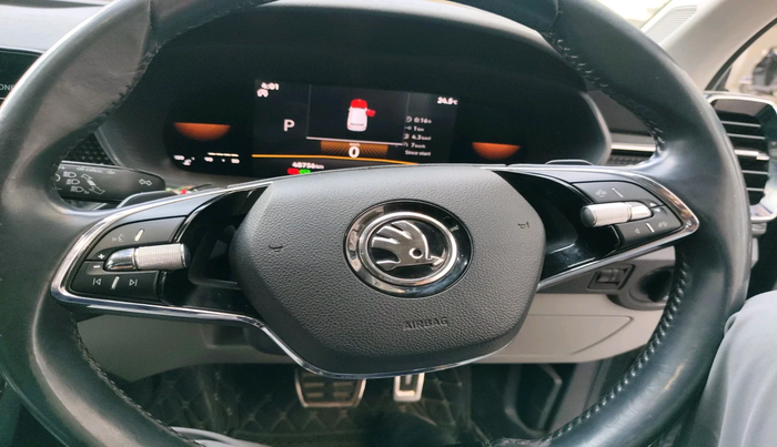 2022 Skoda KUSHAQ STYLE 1.0L TSI AT (6 AIRBAGS), Petrol, Automatic, 48,756 km, interior