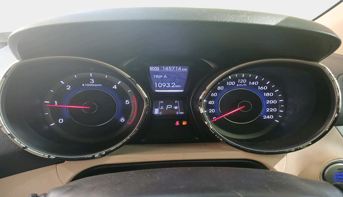 2012 Hyundai New Elantra 1.6 SX AT DIESEL, Diesel, Automatic, 1,45,714 km, interior