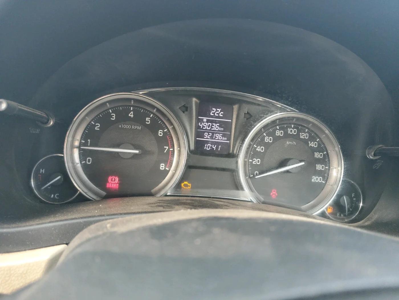 2017 Maruti Ciaz ALPHA 1.4 PETROL, CNG, Manual, 1,24,681 km, interior