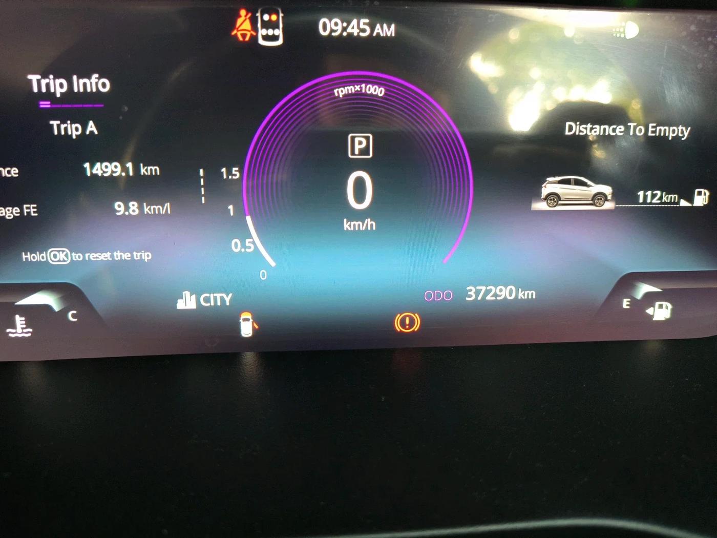 2023 Tata NEXON FEARLESS PLUS S 1.2 REVOTRON 7 DCA DT, Petrol, Automatic, 37,290 km, interior