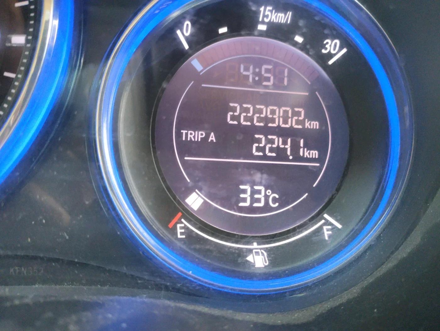2016 Honda City 1.5L I-VTEC SV, CNG, Manual, 2,24,000 km, interior