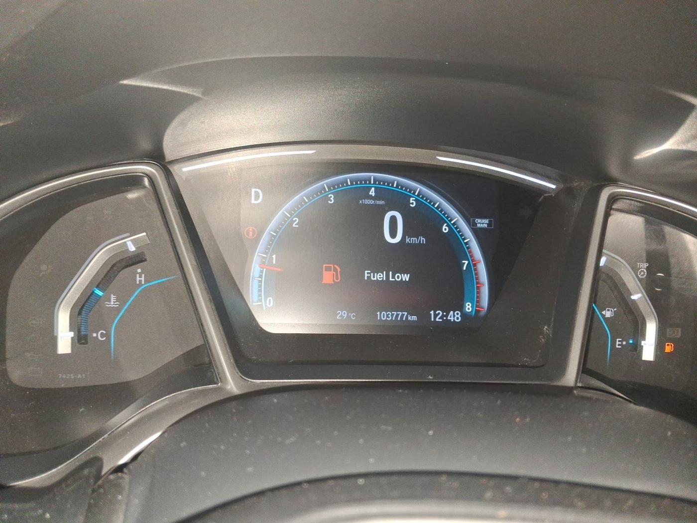 2019 Honda Civic 1.8L I-VTEC ZX CVT, Petrol, Automatic, 1,03,777 km, interior