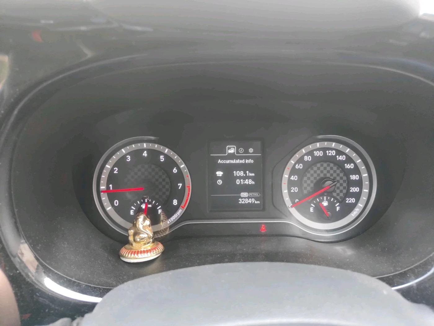 2024 Hyundai AURA SX 1.2 CNG, CNG, Manual, 32,849 km, interior