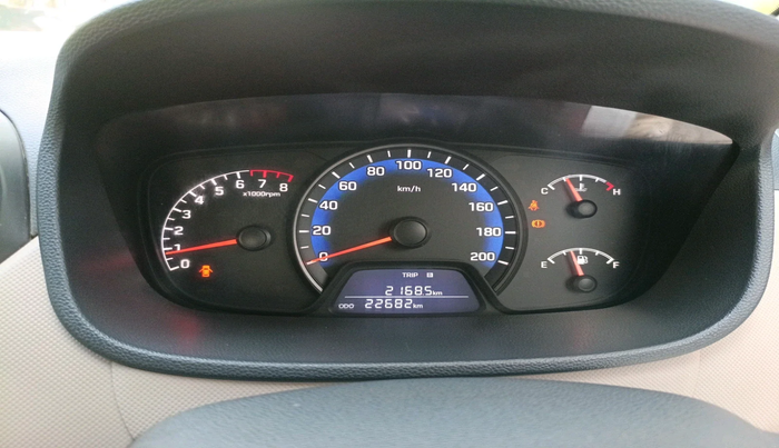 2017 Hyundai Xcent E+, Petrol, Manual, 22,682 km, interior