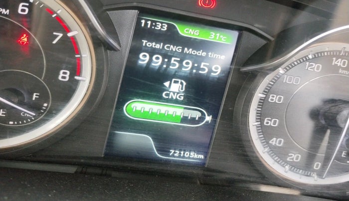 2022 Maruti Ertiga ZXI (O) CNG, Petrol, Manual, 72,105 km, interior