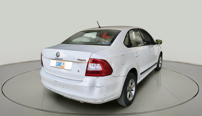 2012 Skoda Rapid AMBITION 1.6 TDI CR MT, Diesel, Manual, 1,82,172 km, exterior