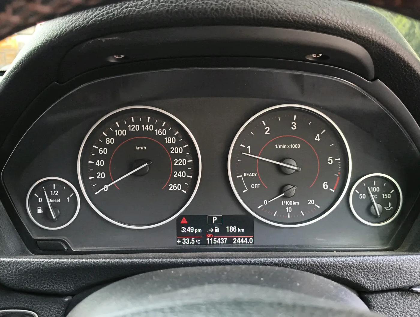 2012 BMW 3 Series 320D SPORTLINE, Diesel, Automatic, 1,15,437 km, interior