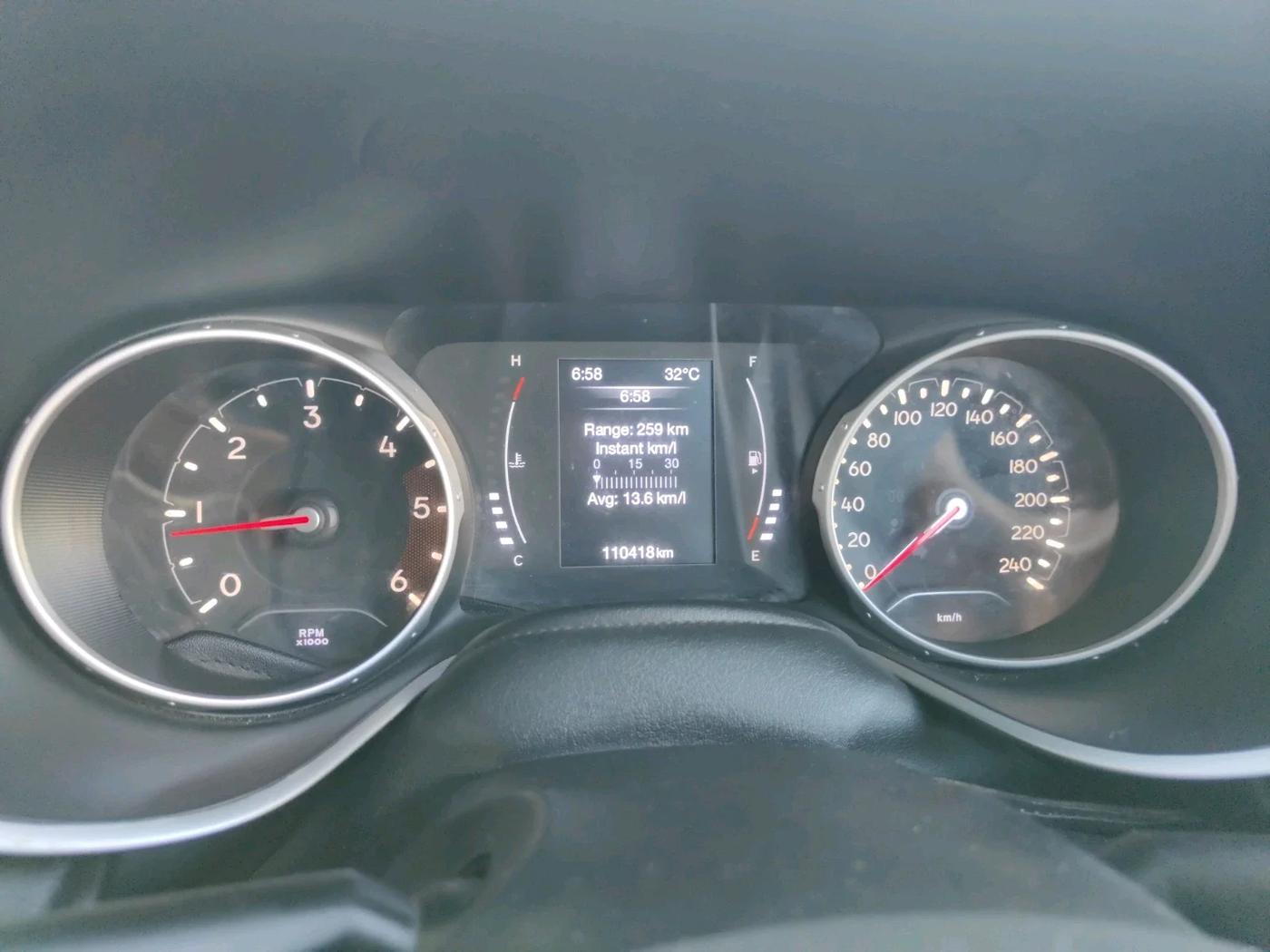 2019 Jeep Compass SPORT PLUS 2.0 DIESEL, Diesel, Manual, 1,10,418 km, interior