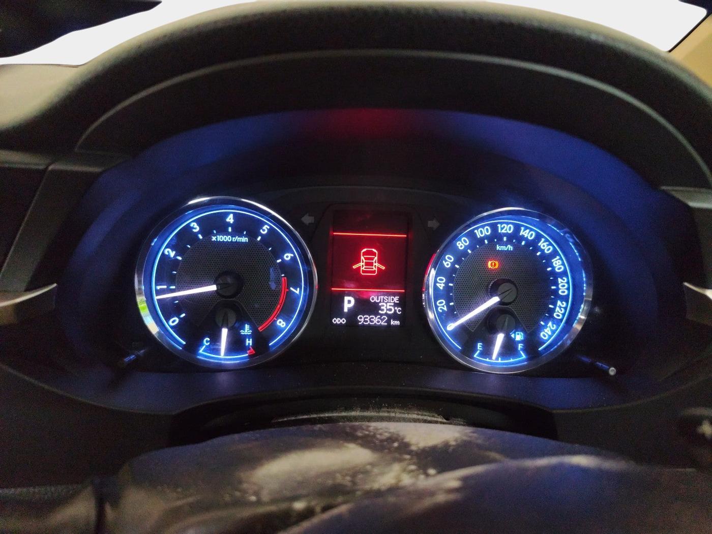 2016 Toyota Corolla Altis VL CVT PETROL, Petrol, Automatic, 93,362 km, interior