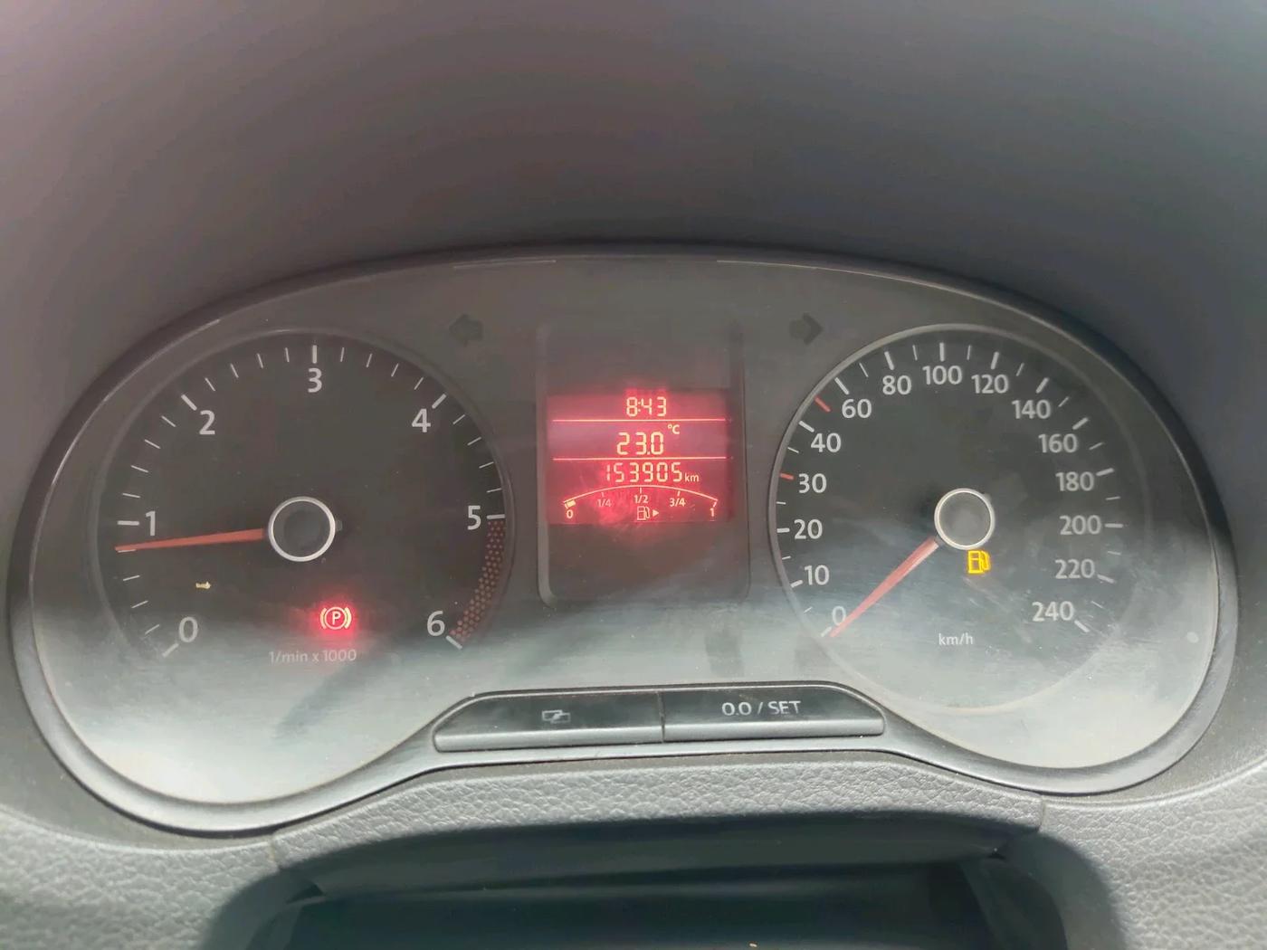 2012 Volkswagen Polo TRENDLINE 1.2L DIESEL, Diesel, Manual, 1,53,905 km, interior